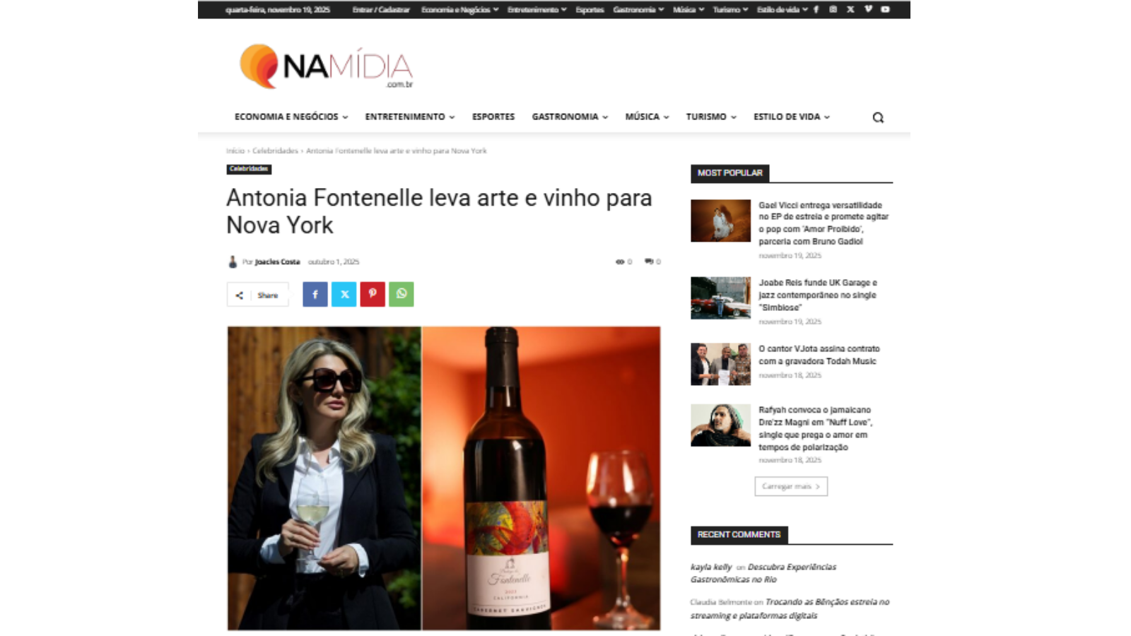 Antônia Fontenelle brings art and wine to New York