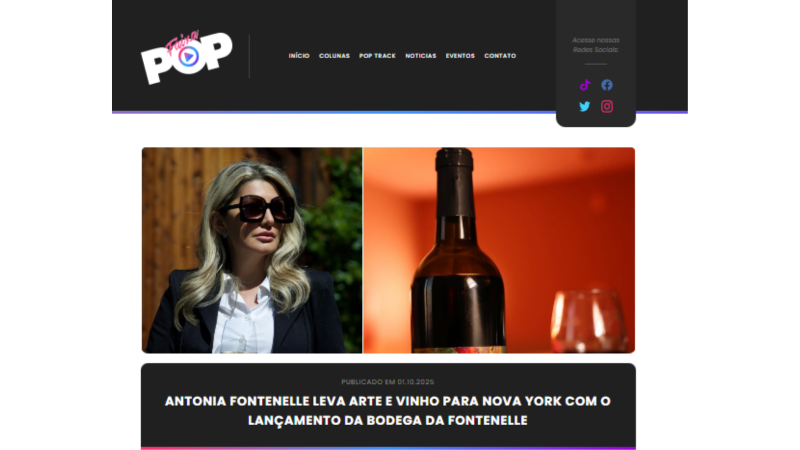 Antônia Fontenelle brings art and wine to New York with the launch of Bodega da Fontenelle